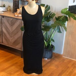 Cynthia Rowley Ruched Bodycon Midi Dress